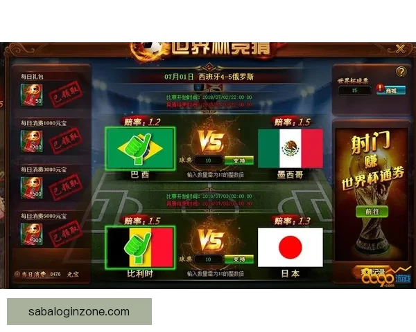 世界杯体育竞猜赔率解析及胜负预测全面指南